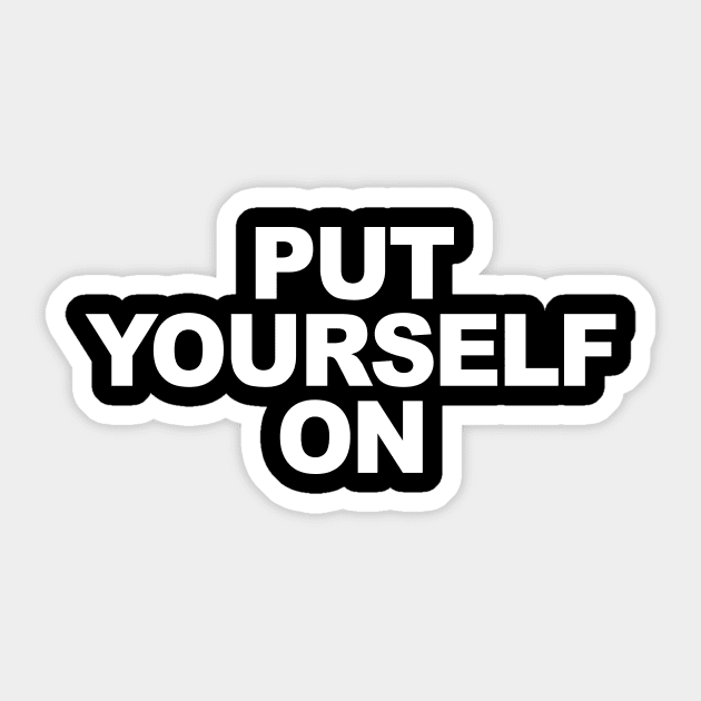 Put Yourself On Sticker by TheCosmicTradingPost